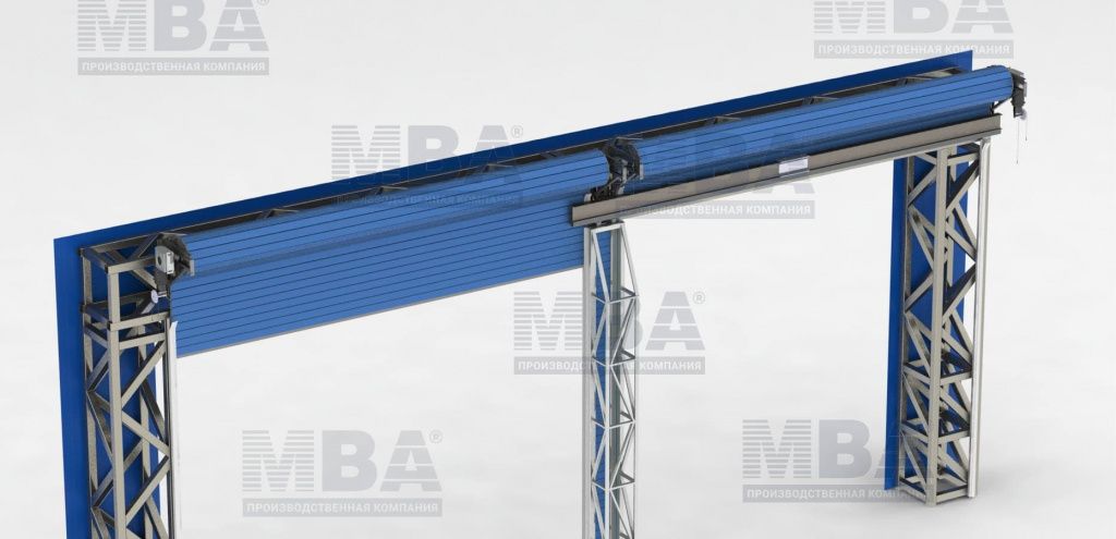 AL-120 2 полотна c откатной фермой